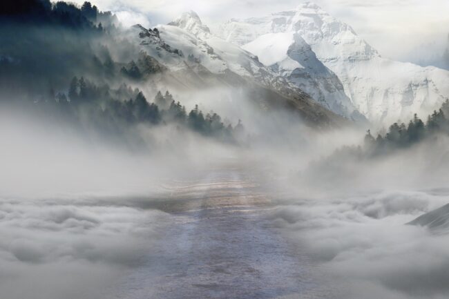 Mountains Snow 1